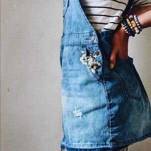 Denim Overalls Dress